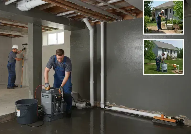 Basement Waterproofing and Flood Prevention process in Collinsville, MS